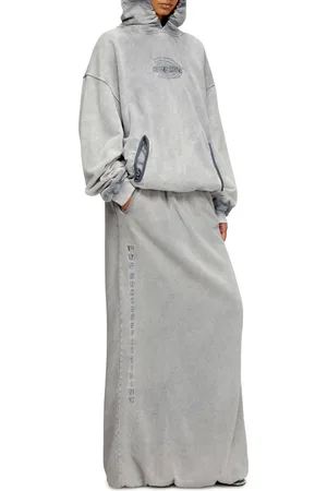 Diesel Sukně o-reira skirt cloud gray