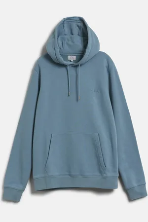 Woolrich Mikina logo script hoodie citadel