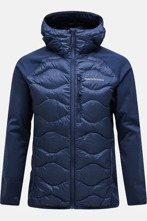 Peak Performance Bunda m helium down hybrid hood blue shadow