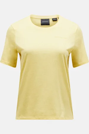 Peak Performance Tričko w explore logo tee mellow yellow