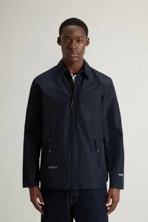 Woolrich Bunda windstopper shirt jacket melton blue