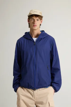 Woolrich Bunda ultralight hooded jacket twilight blue
