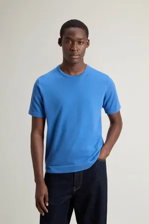 Woolrich Svetr knitted t-shirt aviation