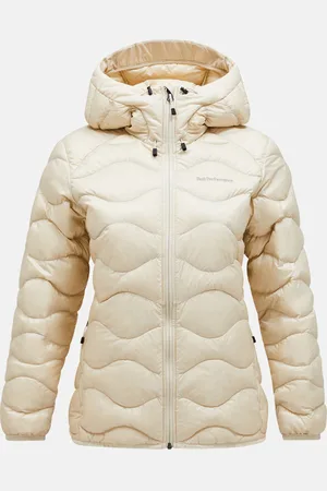 Peak Performance Bunda w helium down hood jacket sand fog