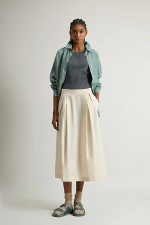 Woolrich Sukně easy full skirt light oak