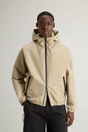 Woolrich Bunda windstopper hooded jacket white pepper
