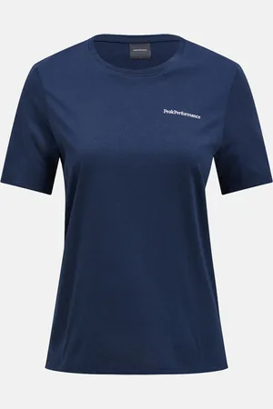 Peak Performance Tričko w explore logo tee blue shadow