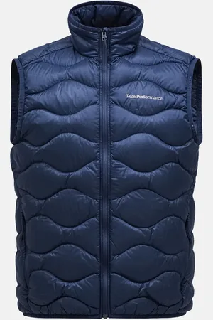 Peak Performance Vesta m helium down vest blue shadow