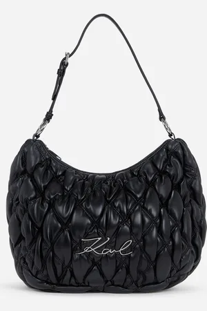Karl Lagerfeld Kabelka k/signature kuilt hobo black
