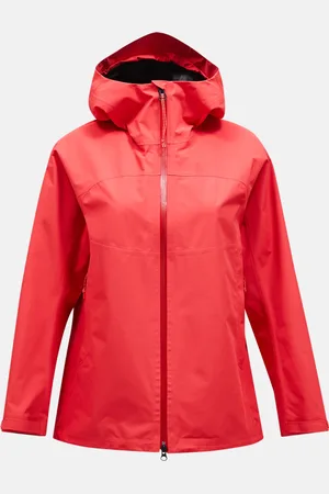 Peak Performance Bunda w treeline shell jacket brilliant red/black/