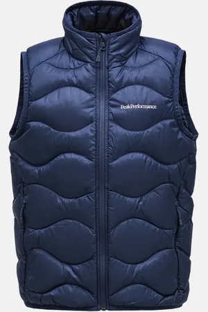 Peak Performance Vesta jr helium down vest blue shadow