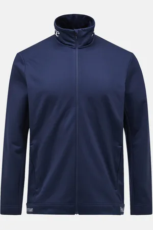 Peak Performance Mikina m rider tech zip jacket blue shadow