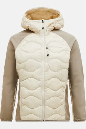 Peak Performance Bunda m helium down hybrid hood sand fog