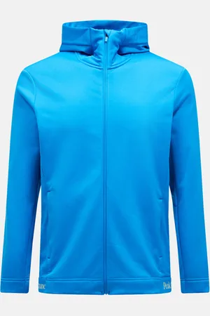 Peak Performance Mikina m rider tech zip hood brilliant blue