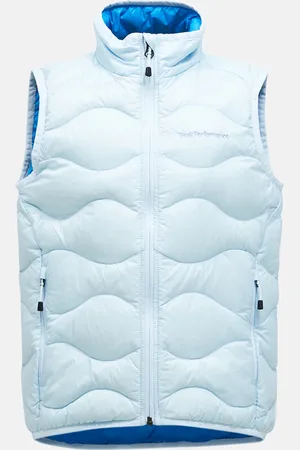 Peak Performance Vesta jr helium down vest cloud