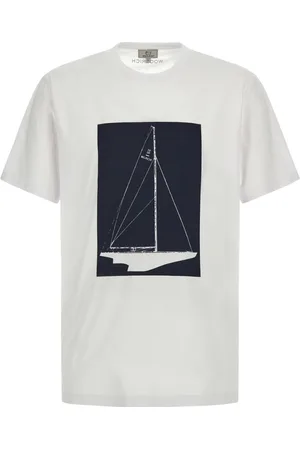 Woolrich Tričko boat t-shirt bright white
