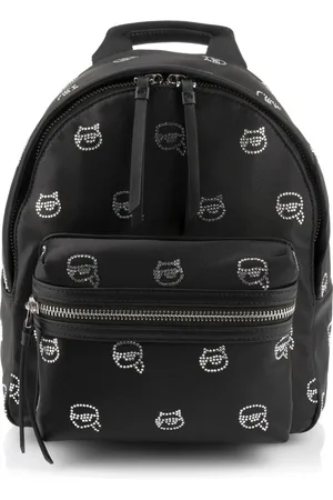 Karl Lagerfeld Batoh k/ikonik 2.0 rhinestone sm bp black