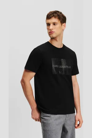 Karl Lagerfeld Tričko karl profile t-shirt black