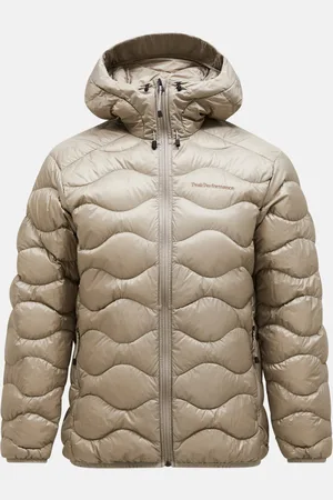 Peak Performance Bunda m helium down hood jacket avid beige