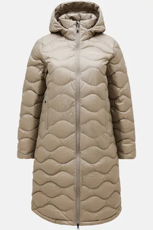 Peak Performance Kabát w helium down coat avid beige