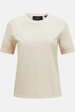 Peak Performance Tričko w original small logo tee sand fog