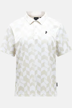 Peak Performance Polokošile m graphic ss polo sandfog