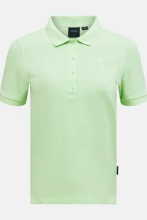 Peak Performance Polokošile w classic cotton polo vivid green