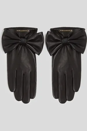 Karl Lagerfeld Rukavice k/s bow ff glove black