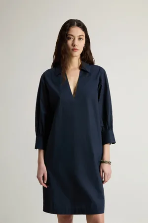 Woolrich Šaty tunic short dress light oak
