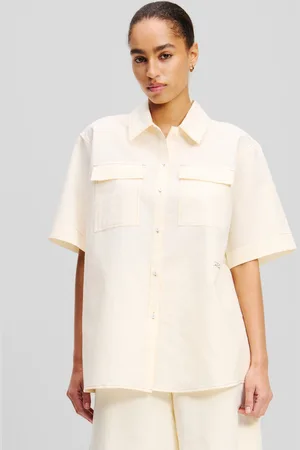 Karl Lagerfeld Halenka linen blend blouse pristine