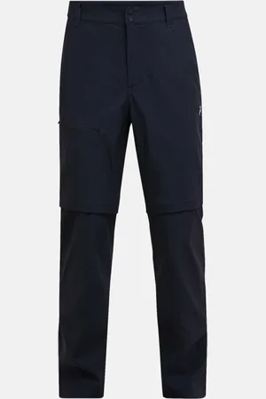 Peak Performance Kalhoty m iconiq zip-off pants black