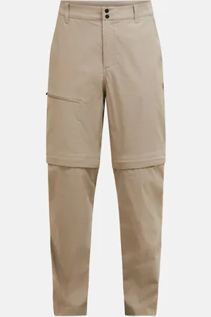 Peak Performance Kalhoty m iconiq zip-off pants avid beige