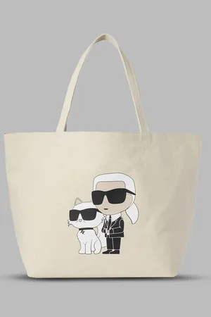 Karl Lagerfeld Taška k/ikonik 2.0 k&c canv shopper off white