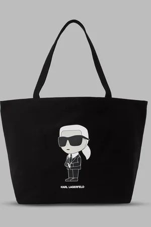 Karl Lagerfeld Taška k/ikonik 2.0 karl canv shopper black