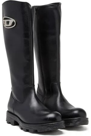 Diesel Kozačky hammer d-hammer hb d w boots black