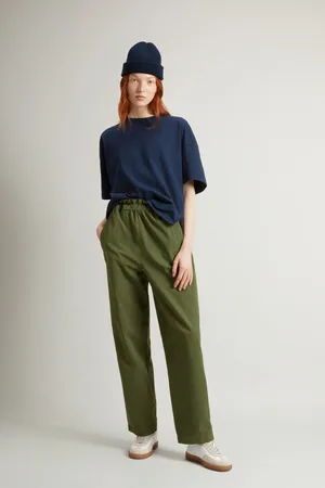 Woolrich Kalhoty drawstring pant cypress