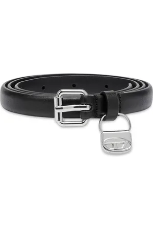 Diesel Opasek logo b-charm hip belt black