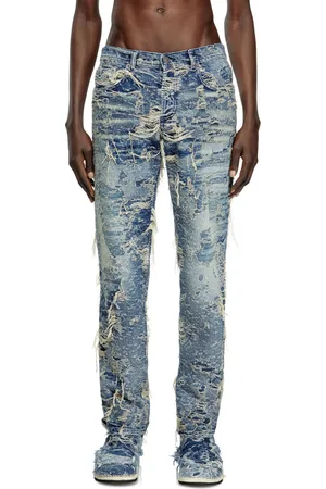 Diesel Džíny 2023 d-finitive-fsg trousers blue