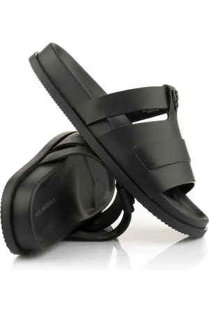 Karl Lagerfeld Pantofle kaden multi strap nft black lthr