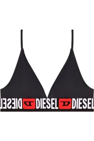 Diesel Plavky bfb-bra-el bra black