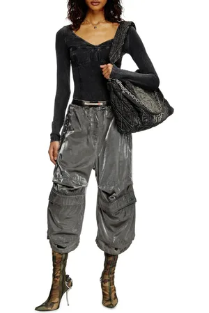 Diesel Šortky p-dayetz-short-fem-q1 trousers grey