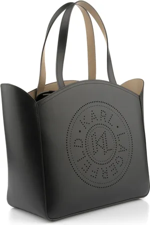 Karl Lagerfeld Kabelka k/circle md tote perforated black