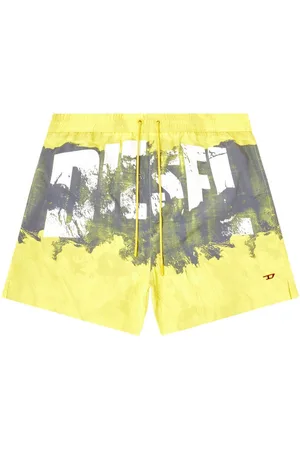 Diesel Plavky ken-37-d-pop boxer-shorts yellow