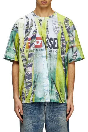 Diesel Tričko t-boxt-r13 t-shirt white multi