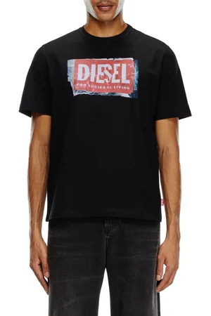 Diesel Tričko t-adjust-q6 t-shirt black 1