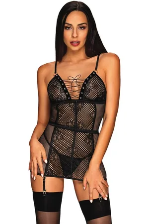 Obsessive Pikantní košilka Basitta chemise