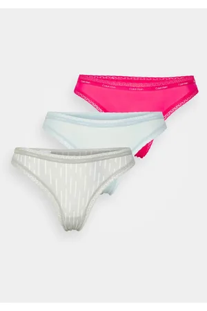 Calvin Klein Dámská tanga QD3802 6VW 3PACK