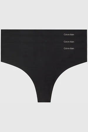 Calvin Klein Dámské bezešvé tanga QD3558E UB1 3PACK