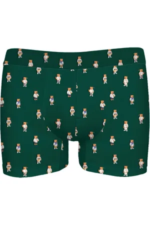 JOHN FRANK Pánské boxerky JFBDWPMOD506 Mini teddy