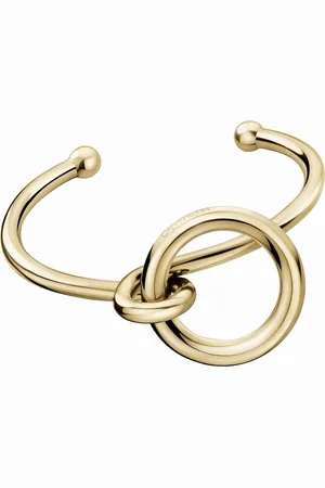 Calvin Klein Elegantní pozlacený náramek Clink KJ9PJF1001 XS (5,4 x 4,3 cm)